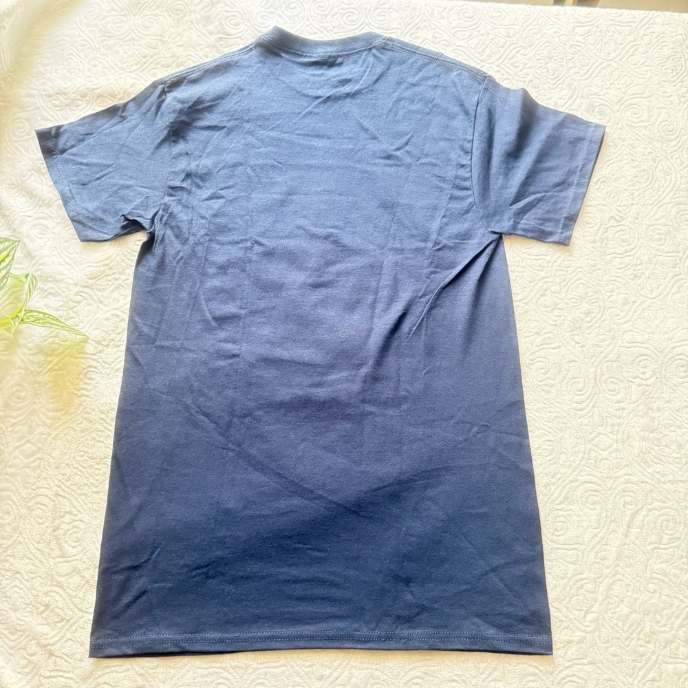 Disney Mickey Mouse Graphic T-Shirt Blue Size S - Picture 3 of 3